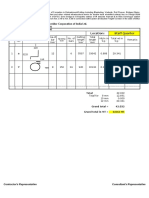 BBS Excel Format for Steel Scheduling | PDF
