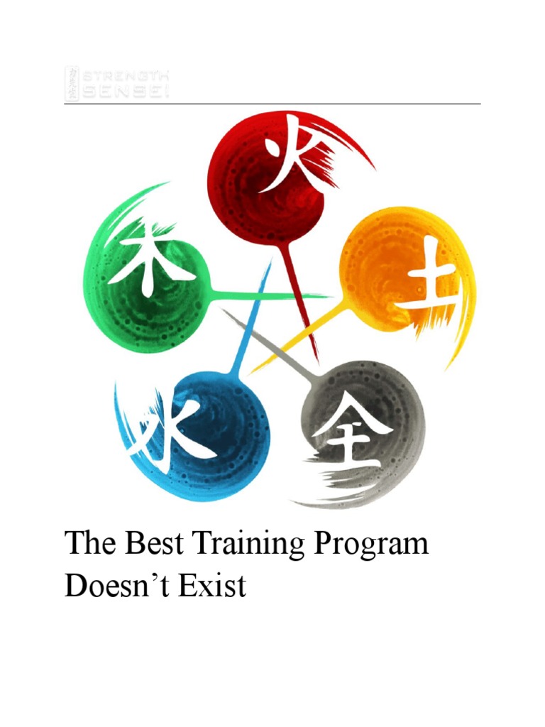 The Best Training Program Doesnt Exist | PDF | Traditional Chinese ...