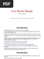 Low Power Design: Prof. A. K. Swain