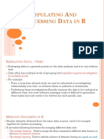 2 Manipulating Processing Data