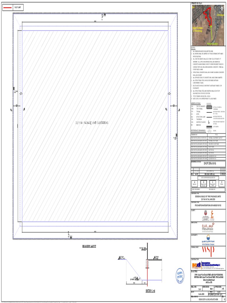 Excavation Plan for Al Ain Zoo Project | PDF | Materials | Structural ...