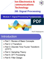 HETT208 Lecture Notes 1 Signal Processing Fundamentals PDF