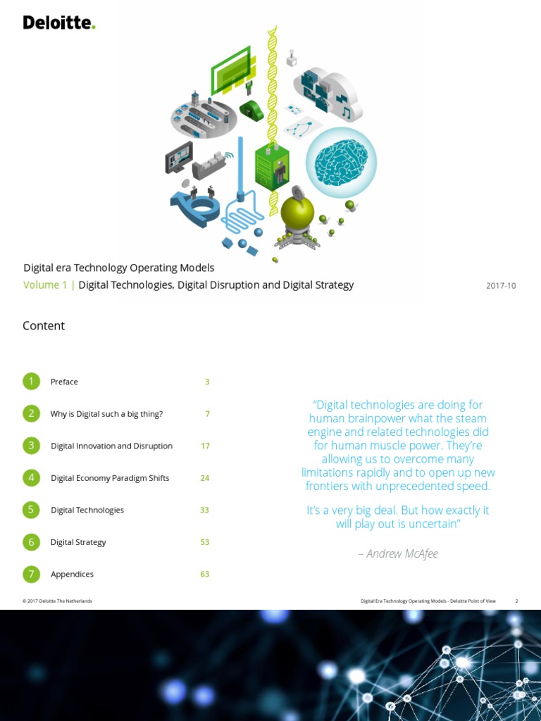 Deloitte Digital Era Tom V1 Pdf Pdf Disruptive Innovation