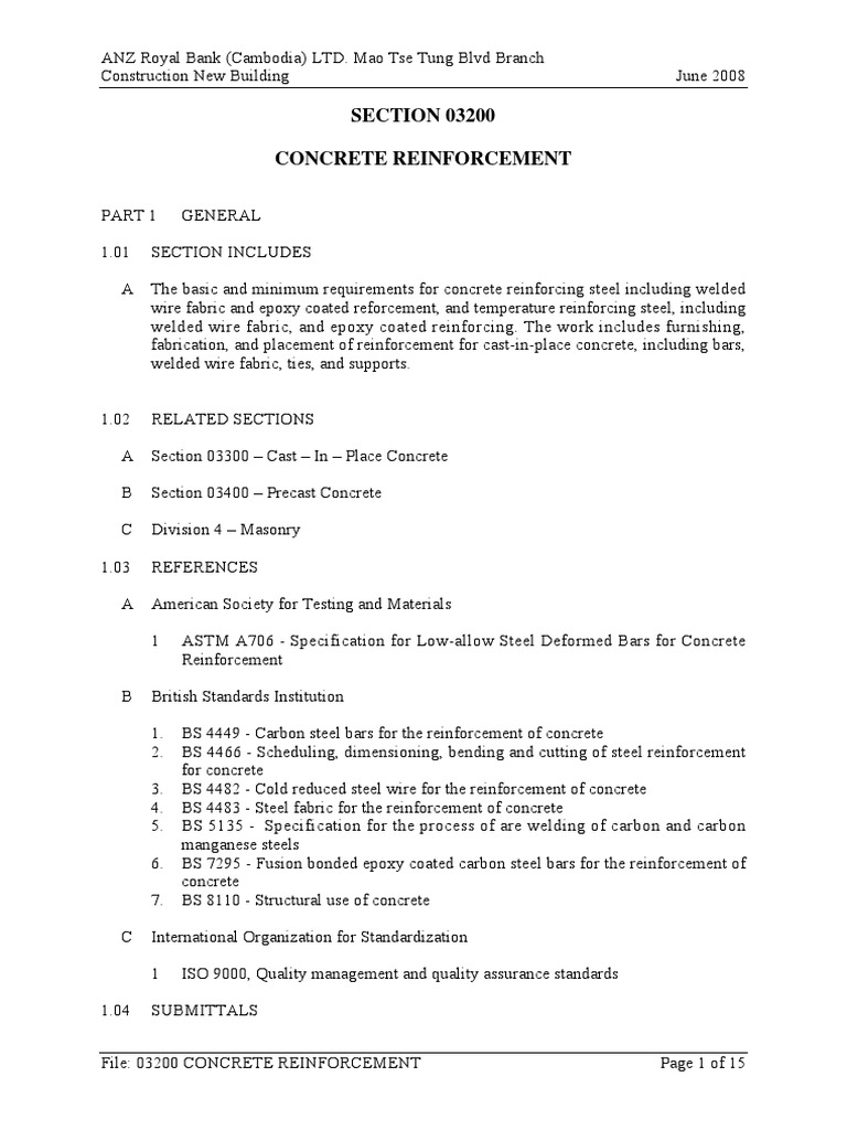Concrete Reinforcement | PDF | Welding | Construction