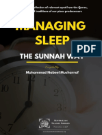 Sleep Management - The Sunnah Way PDF