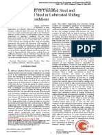 Comparative Study of Uncoated Steel and Fluorocarbon Coated Steel in Lubricated Sliding Conditions