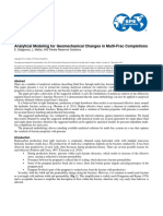 SPE 167191 Analytical Modeling For Geomechanical Changes in Multi-Frac Completions