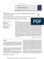 Current Status of Continuous Electroencephalographic Monitoring in Critically Ill Children