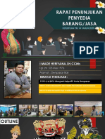 Rapat Penunjukan Penyedia Barang