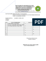 Daftar - Hadir - Dosen - Print PDF