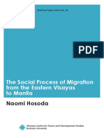 The Social Process of Migration in Eastern Visayas PDF