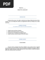 Module No.: - Module Title: Emotional Self: On Completion of This Module, The Student Will Be Able To