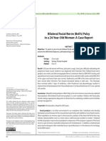 Bilateral Facial Nerve (Bell's) Palsy in A 24-Year-Old Woman: A Case Report