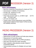 MICRO PROCESSOR (Version 3) : Main Advantages