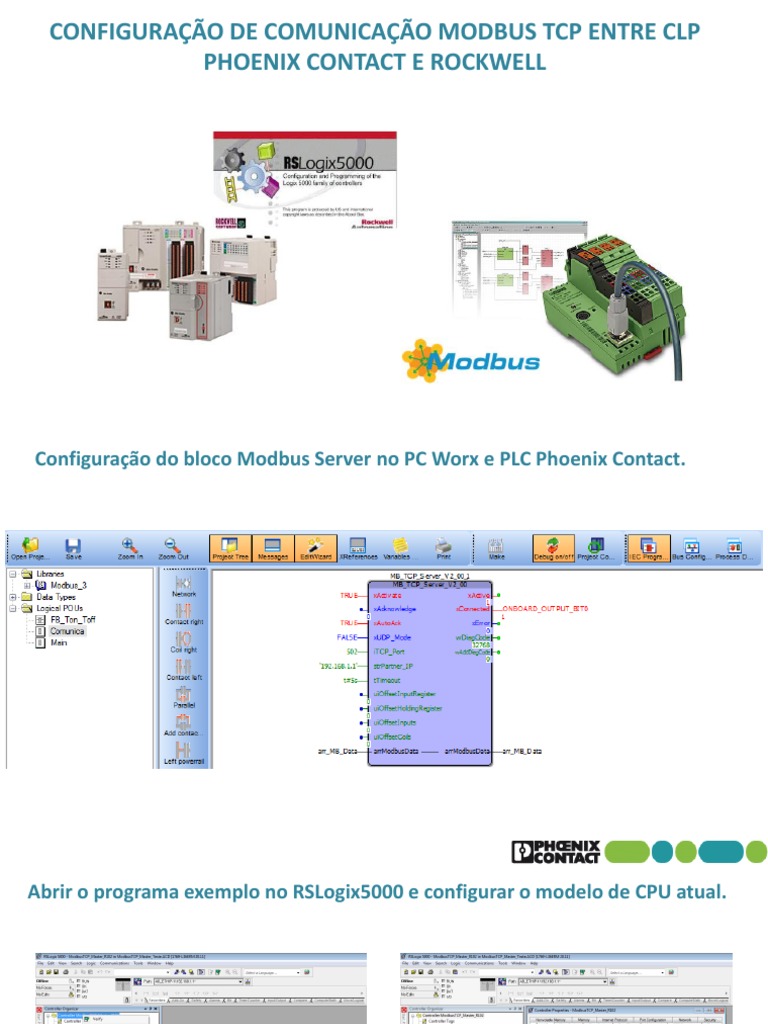 Modbus TCP Phoenix Rockwell | PDF