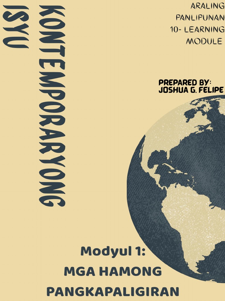 AP-10 Aralin 1 Sample Learning Module | PDF