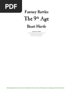 The Ninth Age - Beast Herds - 0 6 3