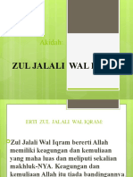 Akidah Zul Jalali Wal Iqram (thn6)
