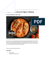 Daphne Oz's Sweet & Spicy Chicken: Use Frozen Chicken For This Recipe