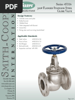 Series 45316 Flanged Globe Valve