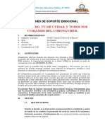 Sesiones de apoyo emocional contra el COVID-19