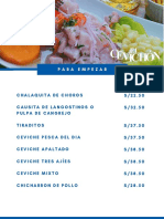 Carta El Cevichon