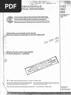 IEC 909 de 1988 Curto Circuito | PDF