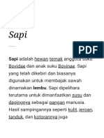 Sapi - Wikipedia bahasa Indonesia, ensiklopedia be