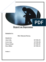 Report On Depression: Submitted To