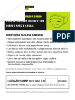 Cartaz Uso de Mascaras A4 Cor 2