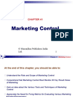 Marketing Control: © Macmillan Publishers India Ltd. 1