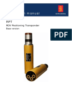 Instruction Manual: ROV Positioning Transponder