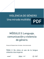 Modulo - 3 - Tema - 2 - de Cómo El Uso de La Lengua Violenta A Las Mujeres PDF