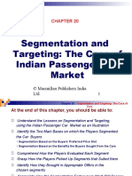 Segmentation and Targeting: The Case of Indian Passenger Car Market