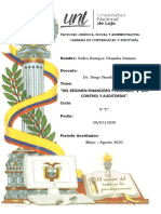 "Del Régimen Financiero Y Contable" Y "Del Control Y Auditorías"
