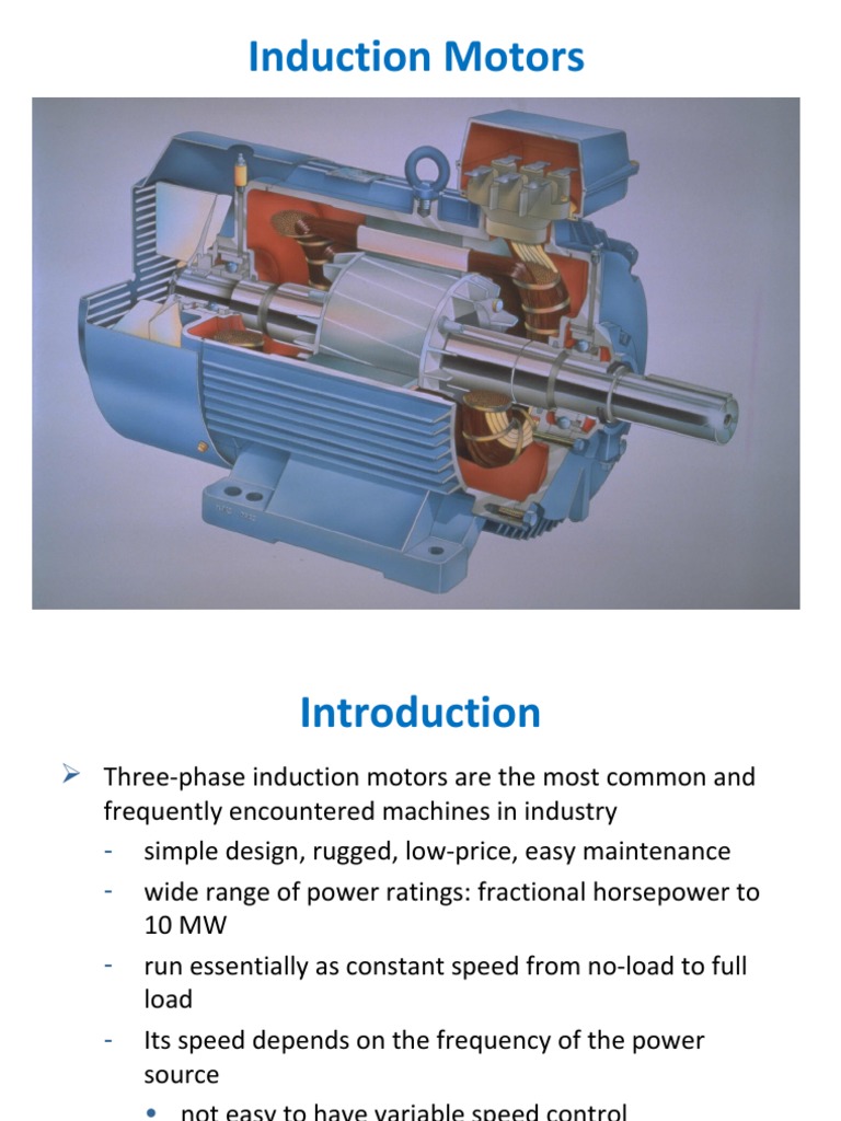 Induction Motor Overview and Operation | PDF | Electric Motor ...