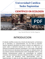 El Método Científico en Ecología