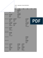 For Semester: A102 - Semester 2 Sesi 2010/2011 Lecture and Tutorial Session Slot/Day MON TUE WED THU FRI SAT SUN MTD3033