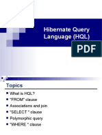 Hibernate Query Language (HQL)