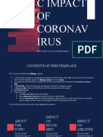 Economic Impact of Coronavirus by Slidesgo