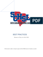 Updated SCHSL Best Practice RTP