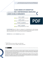 Opening Black Boxes of Disruptive Innovations: Controversies Involving Uber in Belo Horizonte