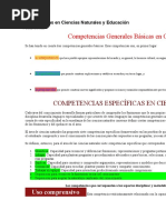 Competencias en Ciencias Naturales y Educación Ambiental