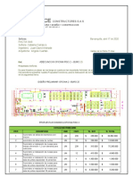 Cotizacion Adecuacion Oficina Piso 2 Bta