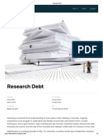 Research Debt
