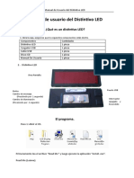 Led Matrix Instruction (Spanish)