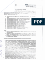 Acta de Reunión de Trabajo Serfor