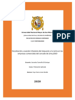 Fiscalización y evasión tributaria del impuesto a la renta en las empresas comerciales del cercado de Lima, 2019