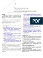 Evaluation of Coatings Applied To Plastics: Standard Guide For