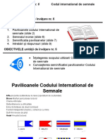 PM - Unit 6. Codul International de Semnale